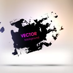 Abstract Ink Blot for Grunge Backgound N143