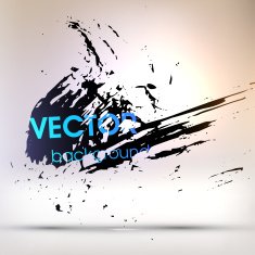 Abstract Ink Blot for Grunge Backgound N152