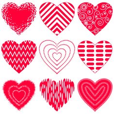 Valentine heart set N4
