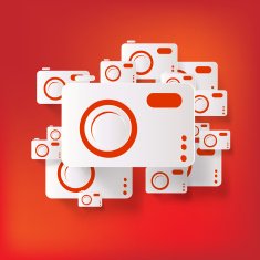 Photo camera web icon