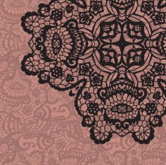 Elegant lacy doily N6