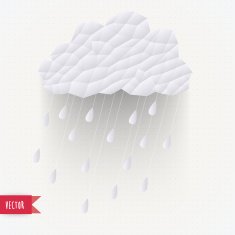 Retro cloud with rain symbol hipster background N2