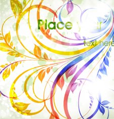 Floral Retro Background for Vintage Design N65