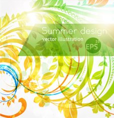 Floral Retro Background for Vintage Design N86