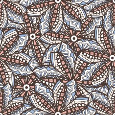 Abstract seamless floral pattern N57