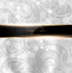 Floral Retro Background for Vintage Design N140