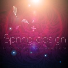 Floral Retro Background for Vintage Design N174