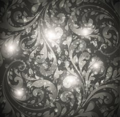 Floral Retro Background for Vintage Design N198