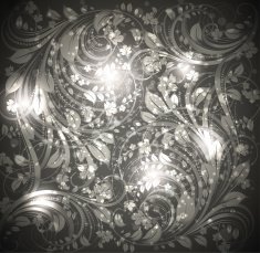Floral Retro Background for Vintage Design N200
