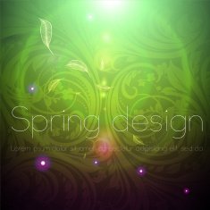 Floral Retro Background for Vintage Design N238
