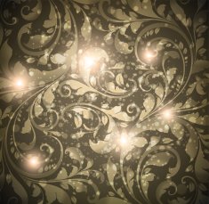 Floral Retro Background for Vintage Design N248