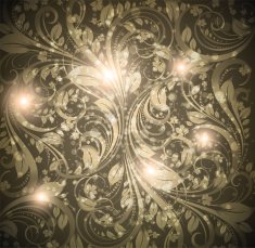 Floral Retro Background for Vintage Design N249