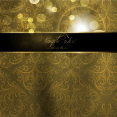 Floral Retro Background for Vintage Design N273