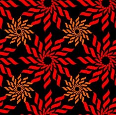 Sunflowers seamless pattern