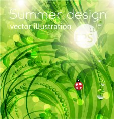 Floral Retro Background for Vintage Design N287