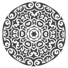 Abstract Vector Ornament in Tribal Style N2