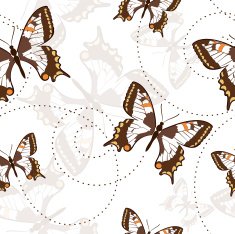 Seamless pattern Butterlies