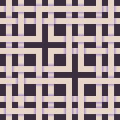 Seamless pattern of intersecting strips