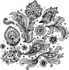 Beautiful ornament N44
