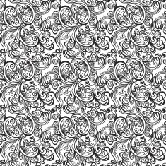 Seamless Floral Pattern N734