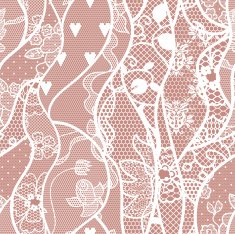 Lace seamless pattern with flowers N148