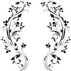 Vintage floral pattern N10