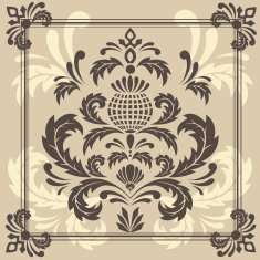 Seamless vector renaissance ornate