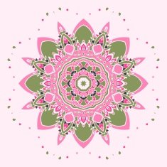 Circle ornament ornamental round lace N4