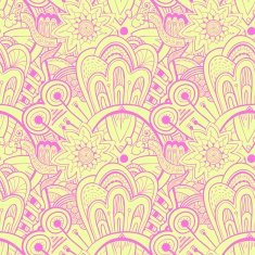 Seamless abstract hand-drawn pattern steampunk background N2