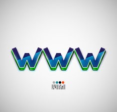 Vector www background