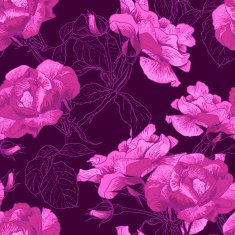 Beautiful Seamless Rose Background N6