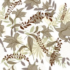 Seamless vector floral pattern N14