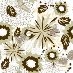 Seamless vector floral pattern N15