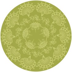 Vector round ornament N3