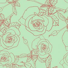 Decoration element Floral style Seamless N7
