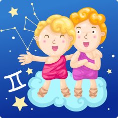 Zodiac signs - Gemini Illustration N2