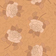 seamless vector pattern with roses