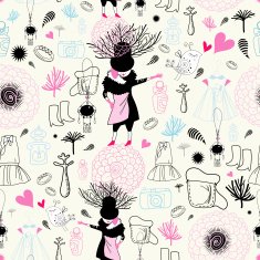 texture of the girls' things