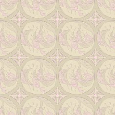 beige retro pattern