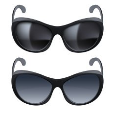 Realistic sunglasses