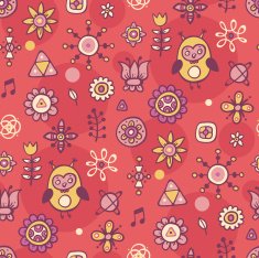 Beautiful red pattern N2