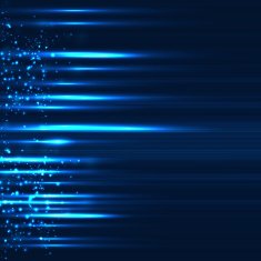 Abstract design of shining rays