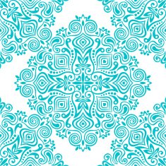 Seamless background with abstract ethnic pattern N5