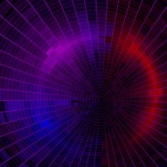 abstract purple ray pattern technology background