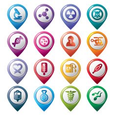 Medical Pointer Icons