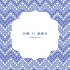 Vector purple drops chevron circle frame seamless pattern background