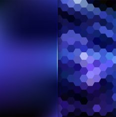 abstract background consisting of hexagons and matt glass N40