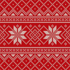 Christmas Sweater Design Seamless Knitting Pattern N6