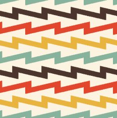 seamless scribble zig zag pattern N3