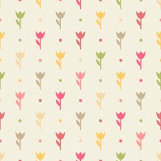 Retro seamless flower pattern N3